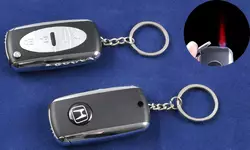 Запальничка-брелок ключ від авто Honda (Турбо полум'я) №4125-6