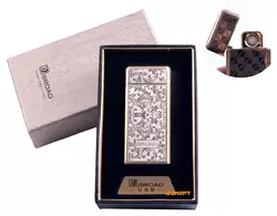 USB запальничка в подарунковій упаковці "Broad" (Двостороння спіраль розжарювання) №4850-3