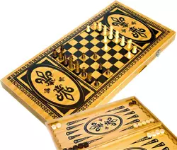 Ігровий набір 3 в 1 Шахи,Шашки,Нарди (48.5х48.5 см) B5025-C