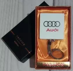 Запальничка подарункова з брелоком (Звичайне полум'я ????) Audi 'FASHION' D282-1