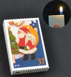 Запальничка кишенькова марки Дід Мороз (звичайне полум'я) №2563-4