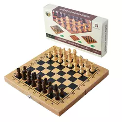 Ігровий набір 3в1 Нарди, Шахи, Шашки (29х29 см) B3015
