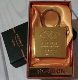 Запальничка-брелок подарункова 'GOLD 999.9 Fashion Lighter' D255
