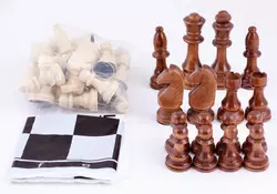Шахові фігури дерев'яні W-040