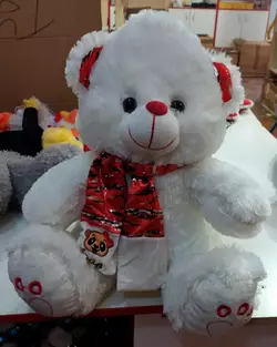 М'яка іграшка Ведмідь із шарфом 40см (ДП) №40см