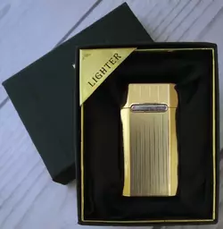 Запальничка в подарунковій коробці Gold Lighter (турбо вогонь ????) D213