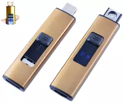 USB запальничка Україна №HL-144 Gold