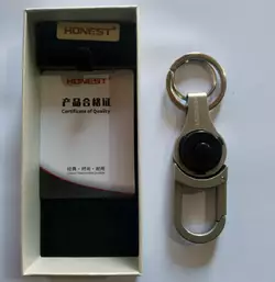 Брелок Honest з ліхтариком (подарункова коробка) HL-265-Silver