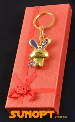 Брелок у подарунковій коробці 'Кролик' №6960-972-1