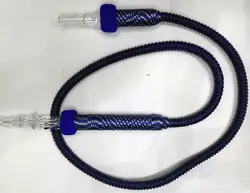 Шланг для кальяну 1,8м (довгий мундштук), H12 синій