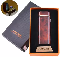 Електроімпульсна запальничка ⚡️ в подарунковій коробці ???? LIGHTER (USB) HL-127 Red