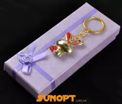 Брелок у подарунковій коробці 'Кролик' №6960-972-3