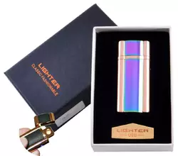 USB запальничка в подарунковій упаковці Lighter (Спіраль розжарювання) №HL-45-2