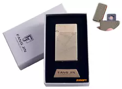 USB запальничка в подарунковій упаковці "Абстракція" (Двостороння спіраль розжарювання) №4798B-1