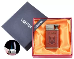 Запальничка в подарунковій коробці Україна (Гостре полум'я) UA-33 Gold