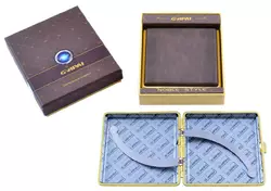 Портсигар в подарунковій упаковці GVIPAI (Шкіра, 20 шт) XT-4979-1