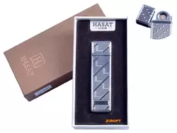 USB запальничка в подарунковій упаковці "Hasat" (Двостороння спіраль розжарювання) №4800-7