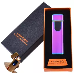 USB запальничка в подарунковій упаковці Lighter (Спіраль розжарювання) №HL-48 Хамелеон