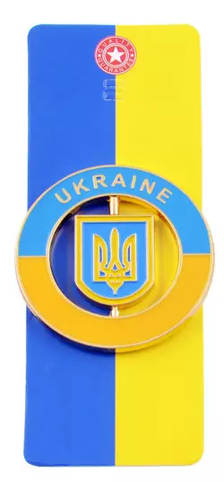 Магніт-крутиться Герб з Прапором Ukraine UK-113