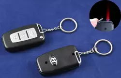 Запальничка-брелок ключ від авто Hyundai (Турбо полум'я) №4124-1