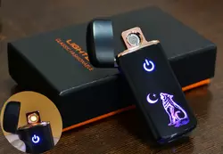 USB запальничка у подарунковій коробці Вовк HL-121-3
