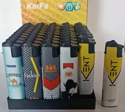 Запальнички пластикові "KaiFa" Бренди сигарет ???? (турбо полум'я ????) 527-3