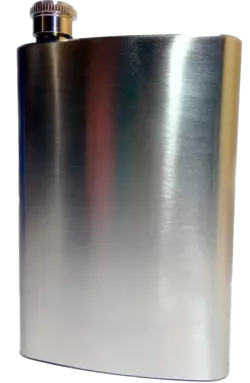 Фляга з нержавіючої сталі під гравіювання (Чиста), 265мл D410