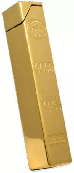Газова запальничка злиток золота (стовпчик) №2125