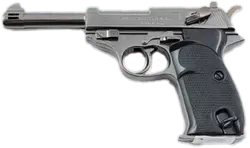 Газова запальничка Пістолет Walther P.38 (Турбо полум'я ????) ⚠️ Уцінка ⚠️ 3184