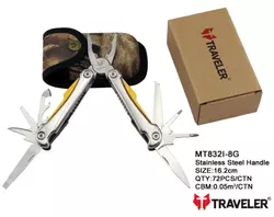 Багатофункціональний ніж (мультитул) Traveler 16,2см (72шт/ящ) MT832-1