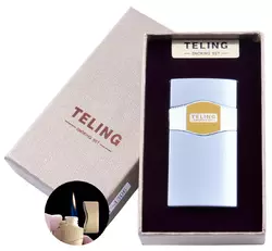 Запальничка подарункова Teling №4306 Silver