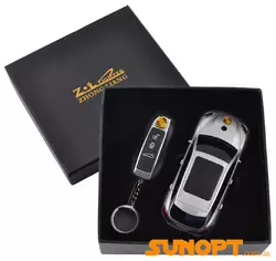 Подарунковий набір 2в1 Сувенірна запальничка + запальничка-брелок Porsche Cayenne №4426-3