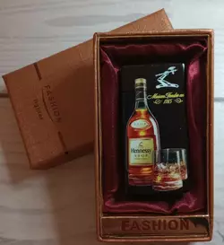 Запальничка подарункова (2 режими гостре та звичайне полум'я ????) 'Hennessy' Fasion D146
