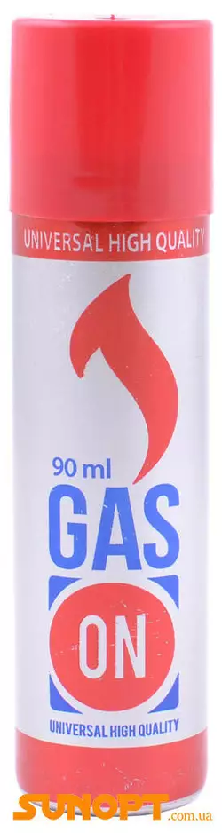 Газ для заправки запальничок очищений "ON" 90мл (Суми ???????? Метал)
