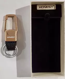 Брелок-карабін Honest (подарункова коробка) HL-278 Gold