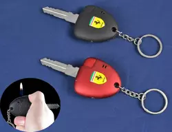 Запальничка кишенькова ключ авто Ferrari (звичайне полум'я) №3780-7