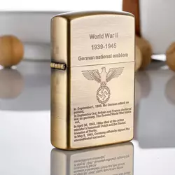 Запальничка бензинова ZORRO " World War || " German national emblem HL-309