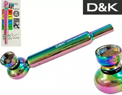 Скляна курильна трубка D&K (14см) сітки DK-8328-H
