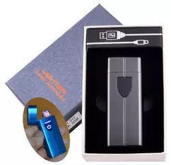 Електроімпульсна запальничка в подарунковій коробці LIGHTER (USB) HL-130 Black