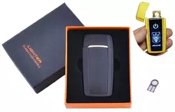 USB запальничка в подарунковій упаковці Україна (Спіраль розжарювання) HL-56 Black
