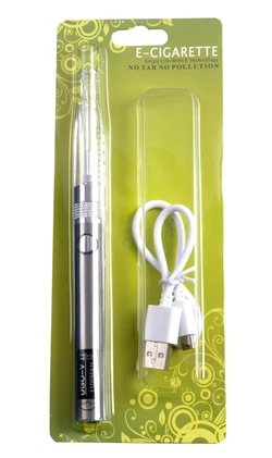 Электронная сигарета H2 UGO-V, 1100 mAh (блистерная упаковка) №EC-019 silver