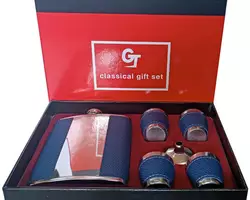 Подарунковий набір 6в1 'GT' Фляга, 4 чарки, лійка GT-17-3