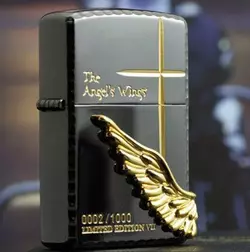 Класична бензинова запальничка Zippo ????the Angel Wings LIMITED EDITION D428