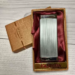 Запальничка в подарунковій коробці TIGER 'FASHION' D123 Silver