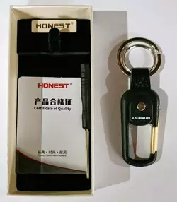 Брелок Honest з ліхтариком (подарункова коробка) HL-274 Black