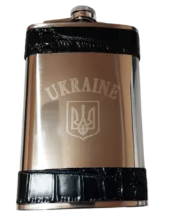 Фляга з нержавіючої сталі (283мл/10oz.) UKRAINE ???????? WKL-022