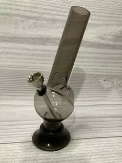 Міні бонг скляний для куріння трави, солі D75