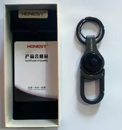 Брелок Honest з ліхтариком (подарункова коробка) HL-265 Gray