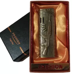 Запальничка подарункова АК-47 (Турбо полум'я ????) 'Fashion Lighter' D265-1