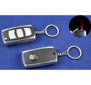 Запальничка-брелок ключ від авто Hyundai (Турбо полум'я) №4123-1